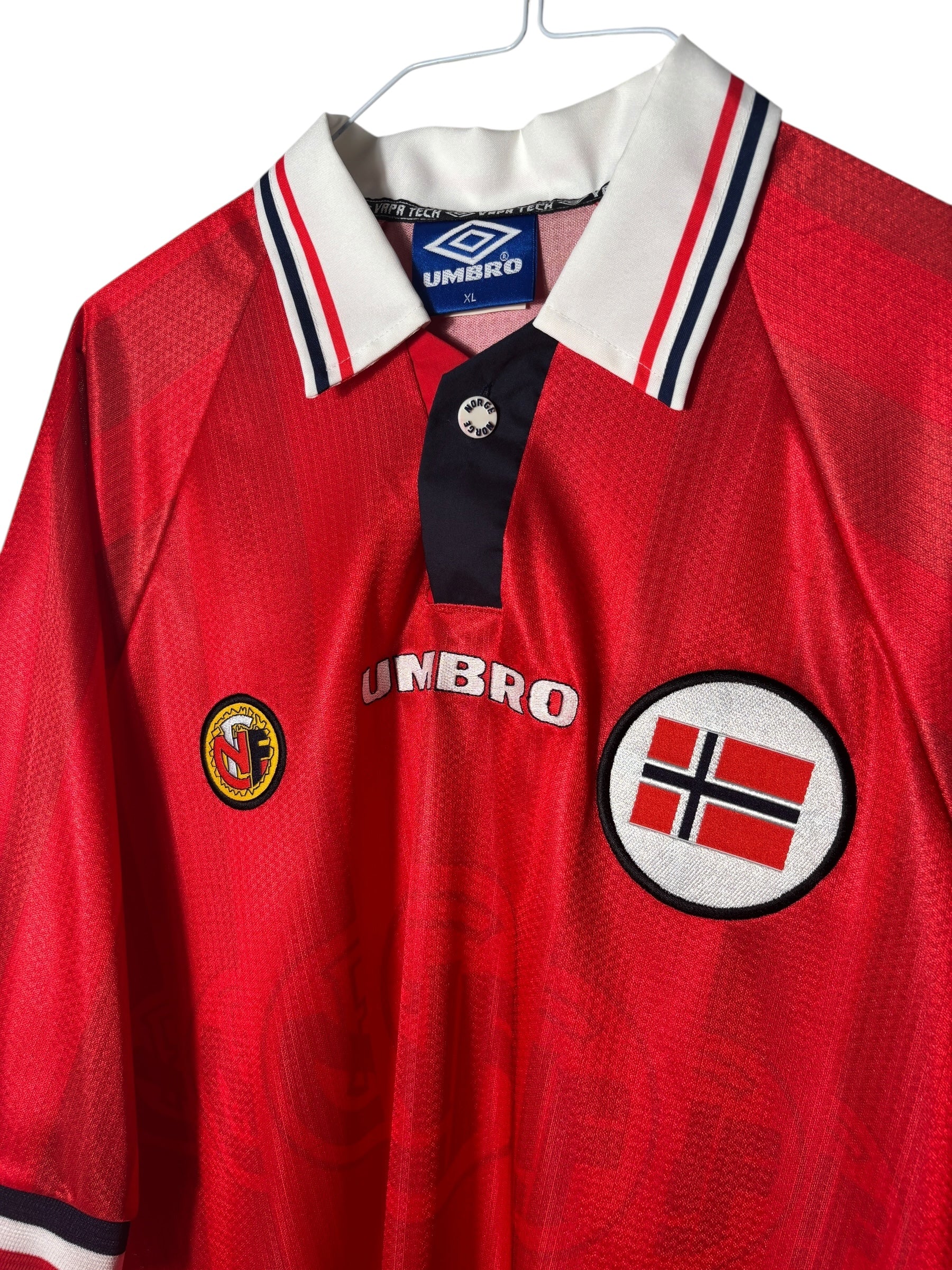 Norwegen Heim Trikot 1998/00 - XL