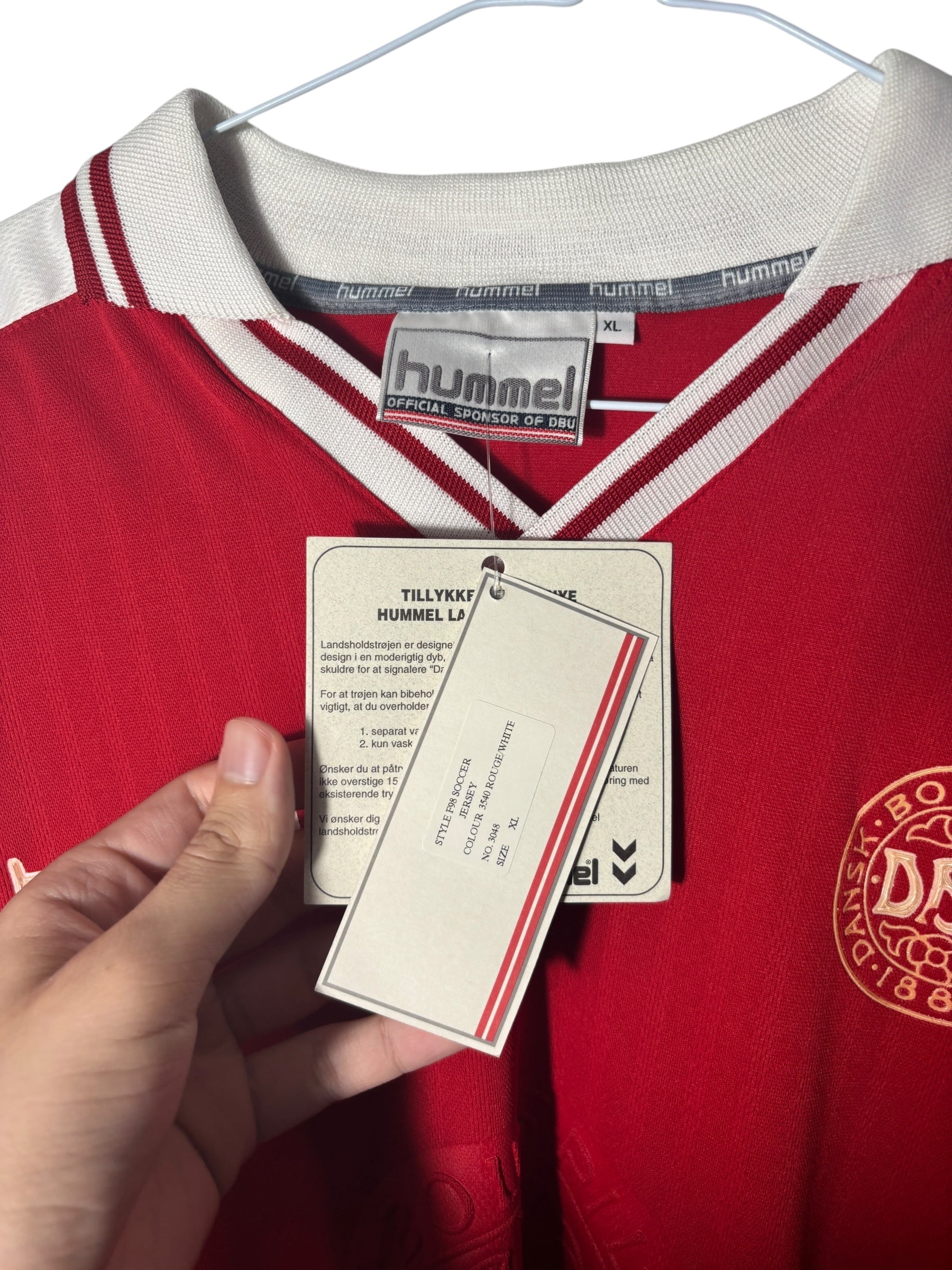 Dänemark Heim Trikot 1998 - XL