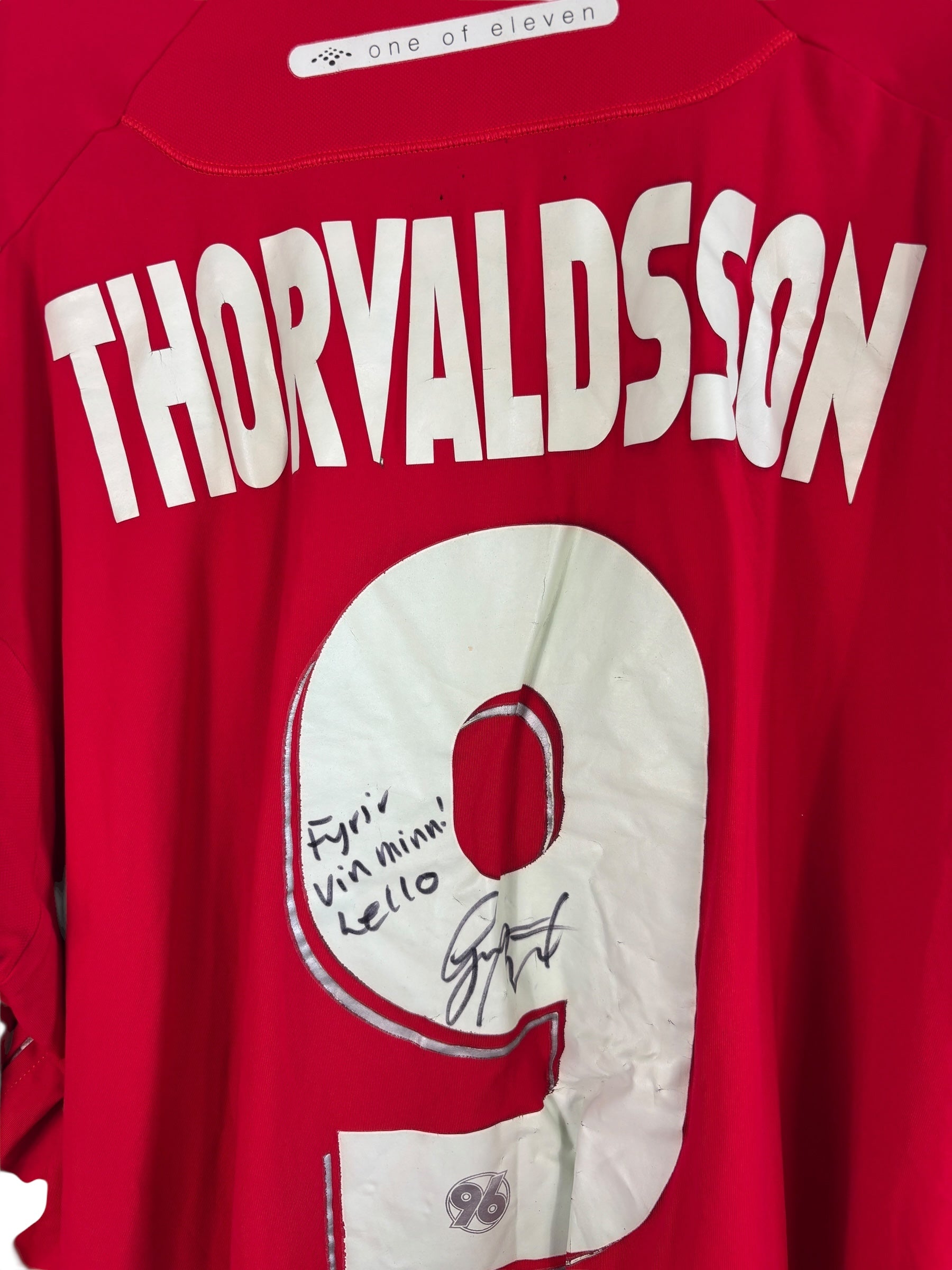 Hannover 96 Heimtrikot 2006/07 Match worn "Thorvaldsson" - XL