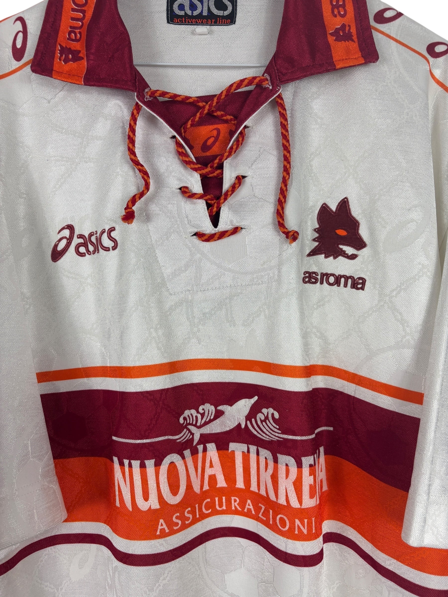 AS Roma Auswärtstrikot 1994/95 Spielertrikot "4" - XL