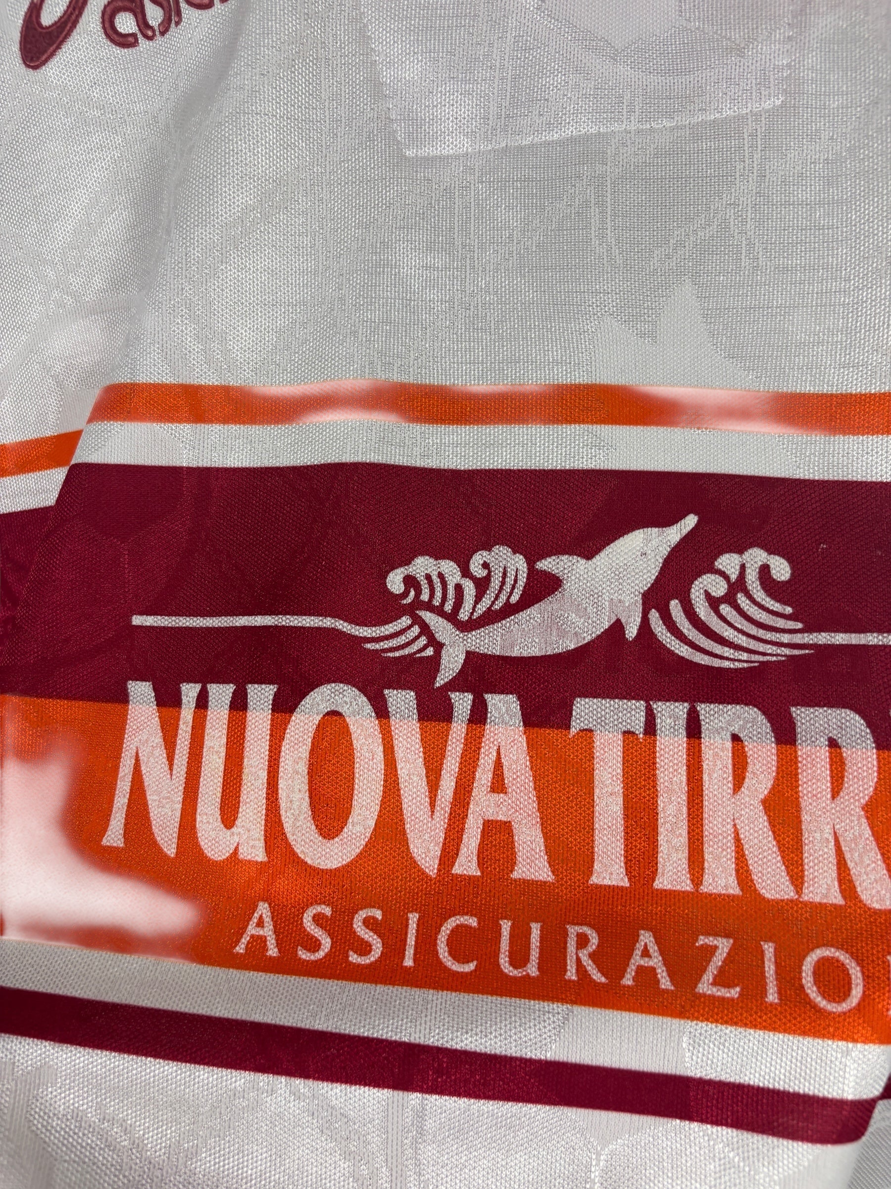 AS Roma Auswärtstrikot 1994/95 Spielertrikot "4" - XL